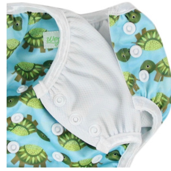 wegreeco Baby & Toddler Snap One Size Adjustable Reusable Baby Swim Diaper - Picture 4 of 14